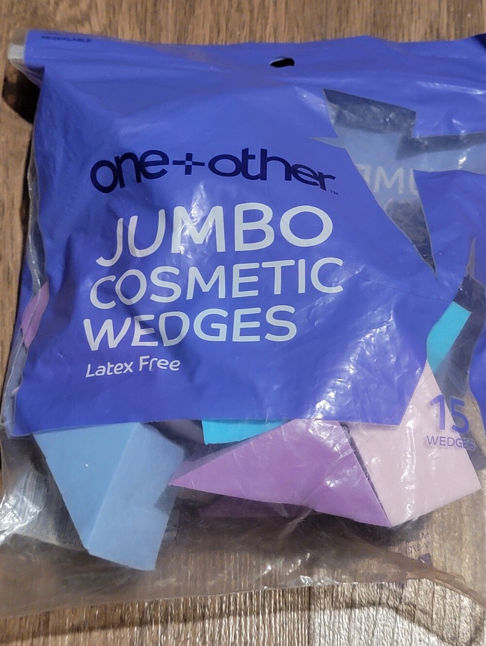 Jumbo Cosmetic Wedges 15ct Latex Free